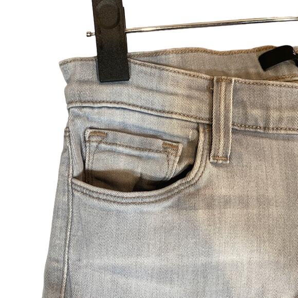 J Brand Light Wash Rail Illusion Skinny Denim Jeans Women Sz 26 - Picture 4 of 10